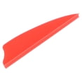 thumbnail image 4 of Feather Fletching, Plastic Feather Fletching Fast Speed 50 Pcs Shield Shape  for Shooting Red, 4 of 7