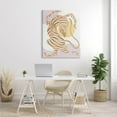 thumbnail image 2 of Geometric Tiger Stripes Shapes Animals & Insects Graphic Art Gallery Wrapped Canvas Print Wall Art, 2 of 7