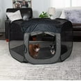 thumbnail image 2 of Portable Dog Playpen Cat Tent, Foldable Indoor Outdoor Pet Playground - Extra Large Gray, 2 of 7