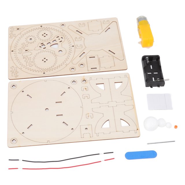 Juguete Del Sistema Solar de Bricolaje ANGGREK Madera Compuesta DIY Planetas FC2013