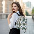 thumbnail image 6 of FORMRS Mini Backpack Purse for Women Quilted Travel Daypack Casual Shoulder Bag, Gold Geometric Pattern, 6 of 7