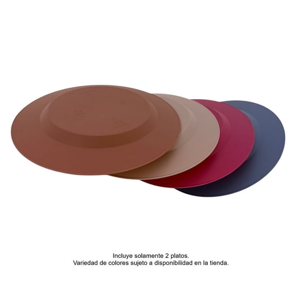 Prichos Juego de 2 Platos de Plástico Varios Modelos