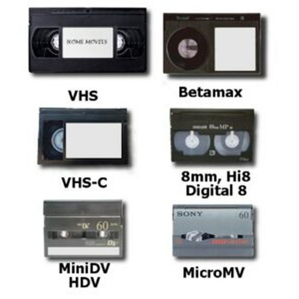 Numérisation Cassettes VHS, VHS-C, HI8 et mini DV - Grenoble