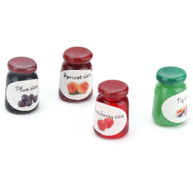 Mini Mermeladas ANGGREK Cuatro Estilos de Alimentos Duraderos para Mayores de 3 Años