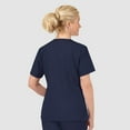 thumbnail image 2 of Wink Origins Bravo-Women's V-Neck Scrub Top, Navy, M Regular, 2 of 3