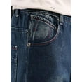 thumbnail image 4 of lkfuzj Men's All Season Elastic Waist Cargo Jeans | Vintage Nylon Spandex Pants for Outdoor Work Hiking, 4 of 10
