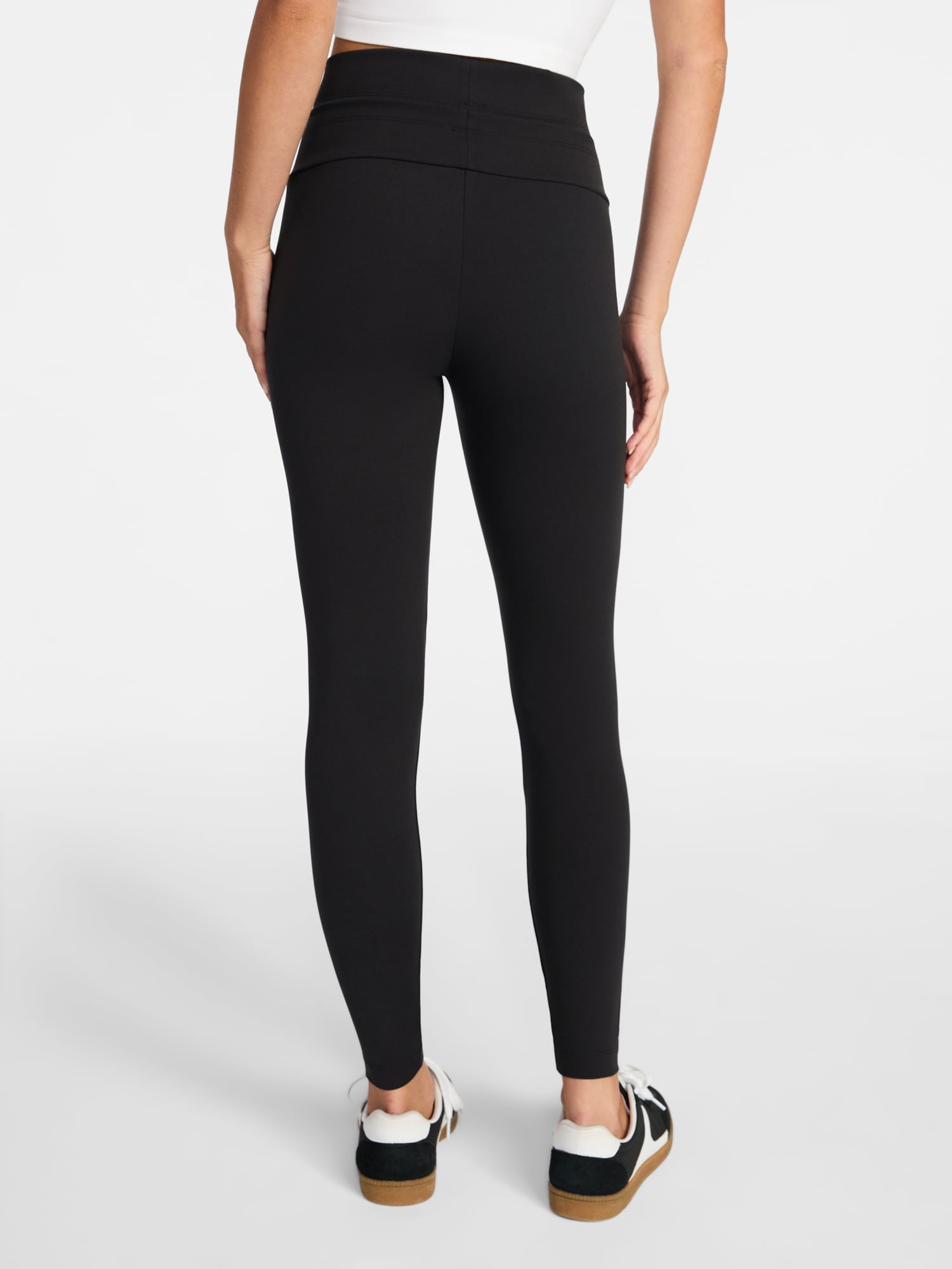 No Boundaries Tie Front Leggings, 26.5" Inseam, Women's XXS-1X