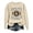 Beige, variant on Women's Tops, Tees & Blouses Women Funny Letter Football Graphic Long Sleeve Pullover Sweatshirt Loose Fit No Hood Casual Fan Tops For Back To School Day Daily Fall