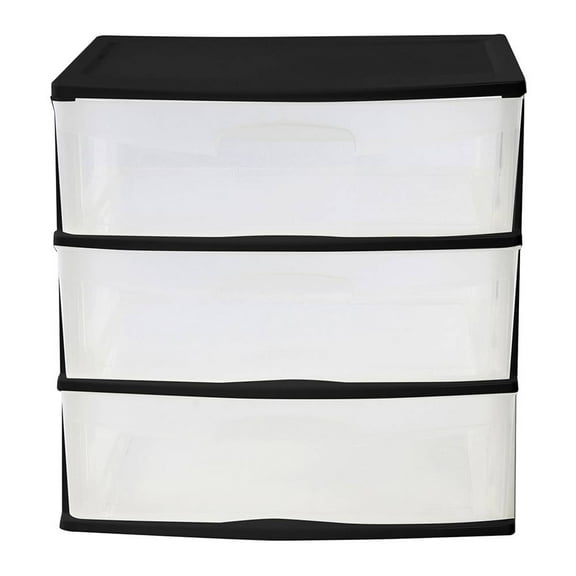 Cajonera Italhome Rino 3 Niveles Negro