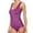 Hot Pink, variant on Women's One-Piece Swimsuits Tummy Control Bathing Suits for Women Scale Print Swimsuit Summer V Neck High Cut Bathing Monokini