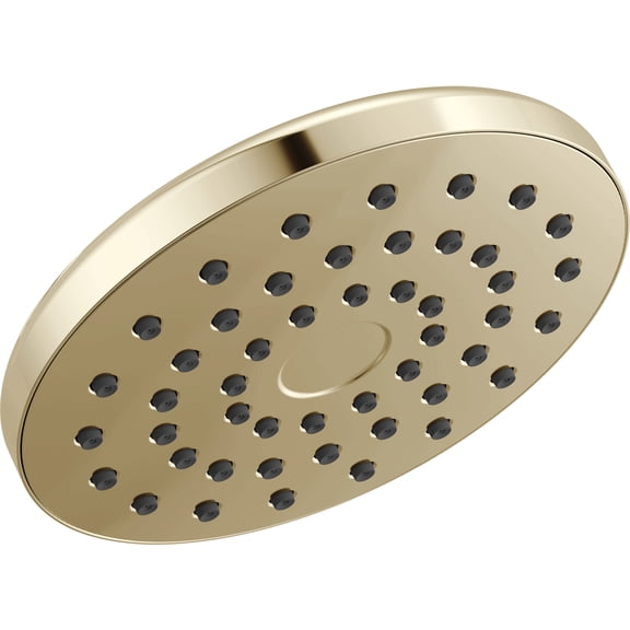 Delta 52101-PN-PR25 Pivotpro 2.5 GPM Single Function Raincan Shower Head - Lumicoat