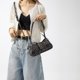thumbnail image 3 of Bolso de hombro con asa superior de PU con estampado de leopardo para mujer (marrón), 3 of 7