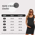 thumbnail image 6 of Women's Maternity Tank Dresses Sleeveless Pregnancy Dresses, 6 of 6