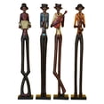 thumbnail image 1 of Benzara Polystone Jazz Band une Véritable Statue de Table, Lot de 4, 4"W/24"H, 1 of 5