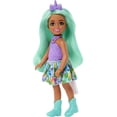 thumbnail image 2 of Cabello verde Chelsea de Chelsea inspirado en Barbie Unicornio, Gamedepot USA, 2 of 5