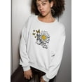 thumbnail image 2 of Stay Wild Big Daisy Sweatshirt Women -Image by Shutterstock, Female Small, 2 of 4