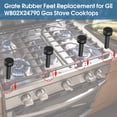 thumbnail image 3 of Replacement WB02X24790 Gas Stove Grate Bumpers Rubber Feet for GE Range Burner Cafe Stove Top Cooktop 20 Pack, 3 of 12
