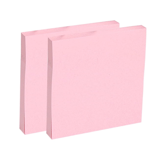 Today Sales 2Pcs Sticky Notes 3x3 Inches, Strong Adhesive, Clean Removal, Recyclable Easy to Post for Home, Office, Notebook Back to Schools - Green