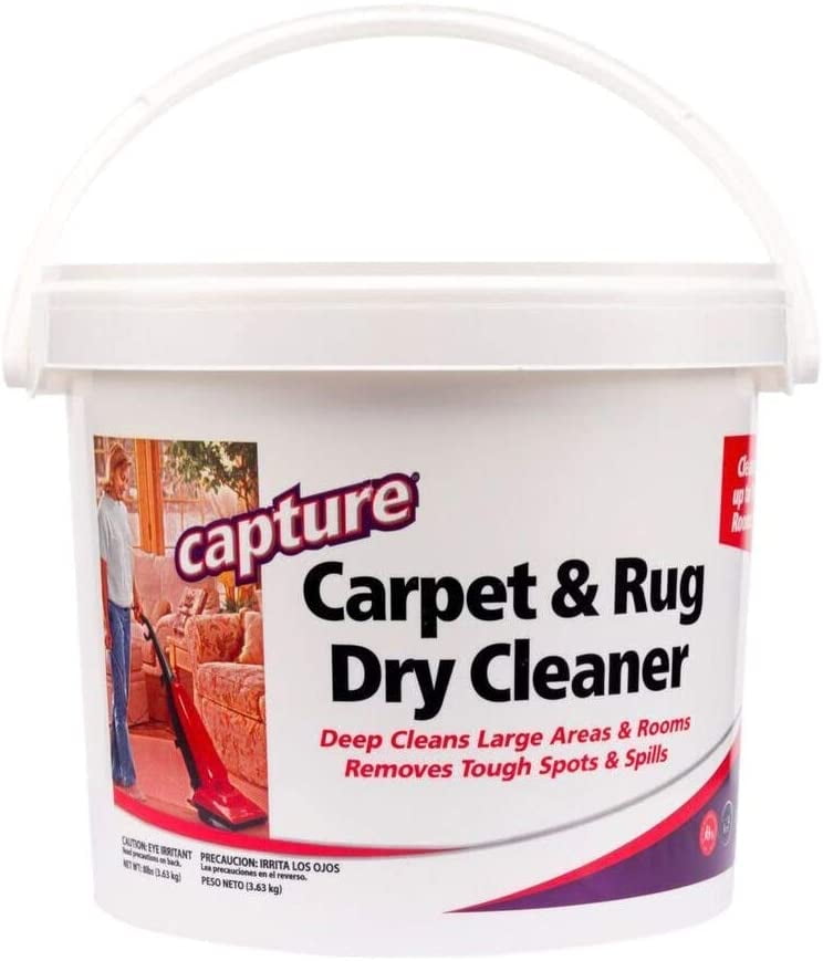 Capture Carpet Dry Cleaner Powder 8 Lb Deodorize Clean Stains Smell Moisture From Rug Couch Wool And Fabric Pet Stain Odor Smoke Too Walmart Com Walmart Com