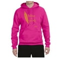 thumbnail image 2 of Believe in Yourself Insirational and Movtivational Quote Inspirational/Christian Unisex Graphic Hoodie Sweatshirt, Fuschia, Medium, 2 of 3