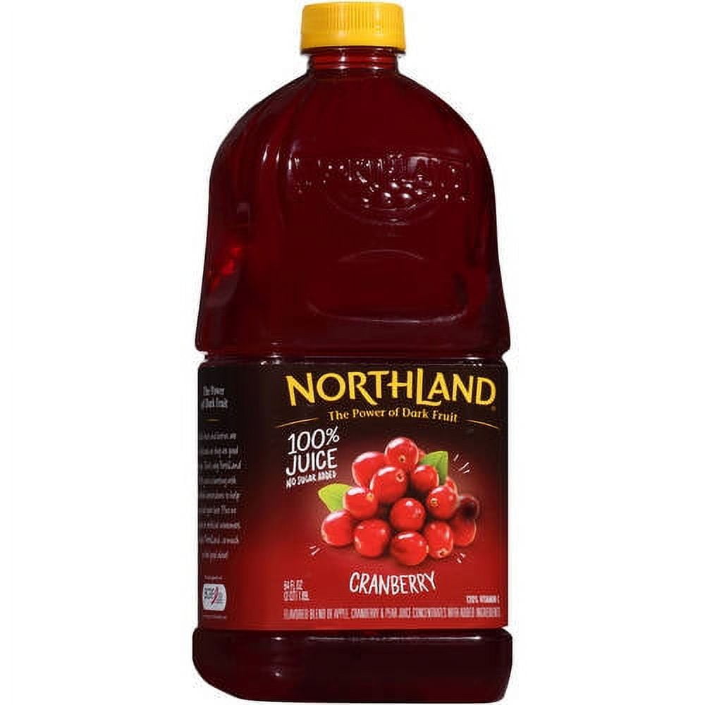 (3 pack) Northland 100% Cranberry Juice, 64 Fl. Oz.