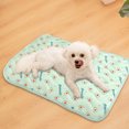 thumbnail image 1 of Alfombrilla refrescante para verano, alfombrilla transpirable para perros (verde 30*40cm), 1 of 5