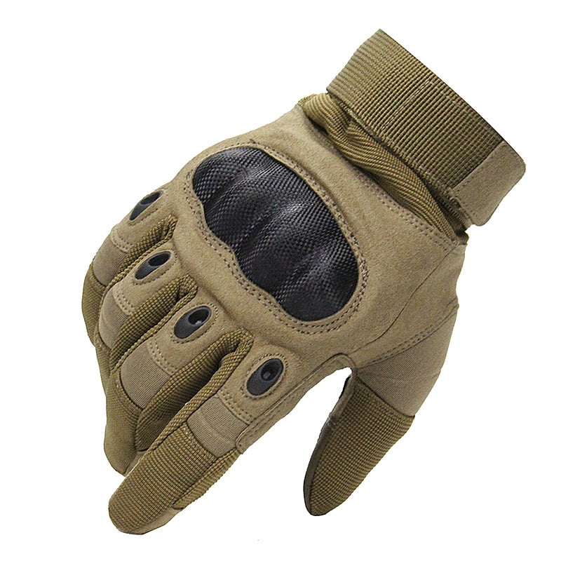 Touch Screen Military Airsoft Hard Knuckle Full Finger Antislip Gloves Sport ACC 