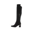 thumbnail image 3 of Womens DKNY Cora Wide Calf Knee High Boots, Black, 7.5 US / 38 EU, 3 of 5