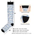 thumbnail image 3 of FORMRS Womens Knee High Socks Casual Long Thick Travel Daily Wear, 1 Pair, Blue Butterfly, 3 of 6