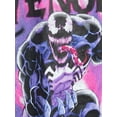thumbnail image 4 of Marvel Mens Venom Purple Smoke T-Shirt, 4 of 5