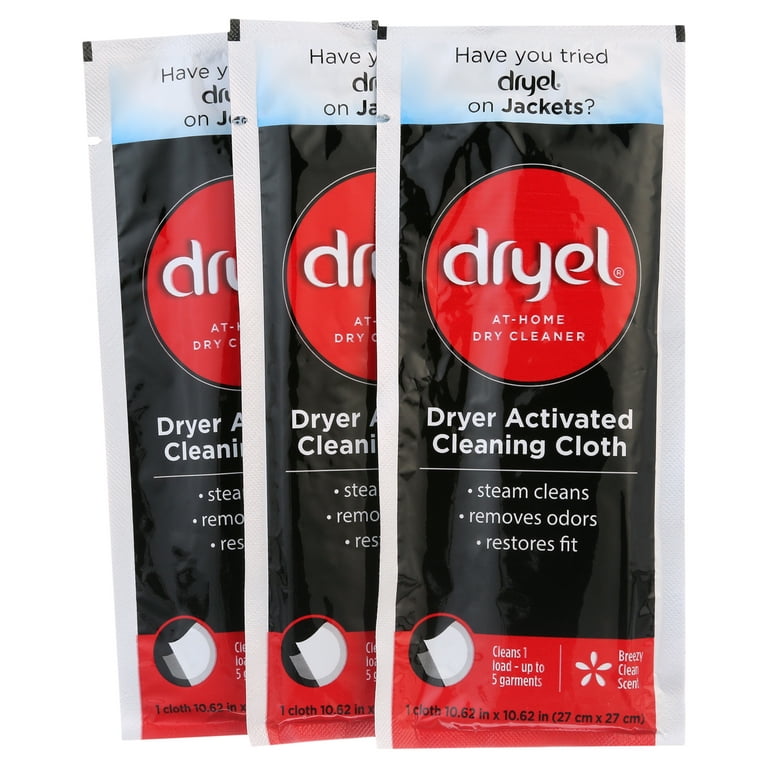 Dryel At-Home Dry Cleaner Refill 10 Loads 3oz Booster Spray 10