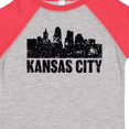 thumbnail image 4 of Inktastic Kansas City Skyline Grunge Boys or Girls Toddler T-Shirt, 4 of 5