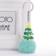 thumbnail image 3 of Llavero con colgante de bulbo de árbol de Navidad - Blanco arroz - Código de producto 55239 amarillo, 3 of 4