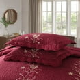 thumbnail image 4 of 3-Piece Lightweight Embroidery Bedspread Quilt Set – Elegant and Cozy Bedding for All Seasons Lapaz, 4 of 5