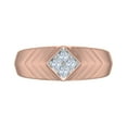 thumbnail image 3 of 0.15 Carat Men's Diamond Wedding Band Ring in 14K Rose Gold (Ring Size 7.75) (SI1-SI2 Clarity), 3 of 5