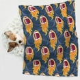 thumbnail image 6 of Disketp Burning Rugby Balls Dog Blanket/Bed Cover for Dogs and Cats,Puppy Essentials-Small, 6 of 8
