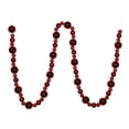 thumbnail image 1 of Vickerman N181703 9 ft. Red Assorted Ball Garland, 1 of 1