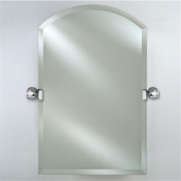 1630 in. Rectangular Frameless 1 in. Beveled Wall Mirror with Radiance