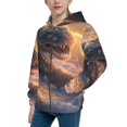 thumbnail image 2 of Sikiie Mythical Serpent Mountain Sunrise Zip Up Hoodie Teenage, hoodies for Teenage, Zipper Sweatshirt Jacket for Daily, Traveling-Medium, 2 of 6