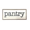 Parisloft Pantry Rustic Wood Block Sign, Small Farmhouse Tabletop Decor for Kitchen