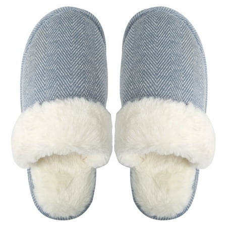 

Homgreen Women s Slip on Fuzzy House Slippers Memory Foam Slippers Scuff Outdoor Indoor Warm Plush Bedroom Shoes with Faux Fur Lining