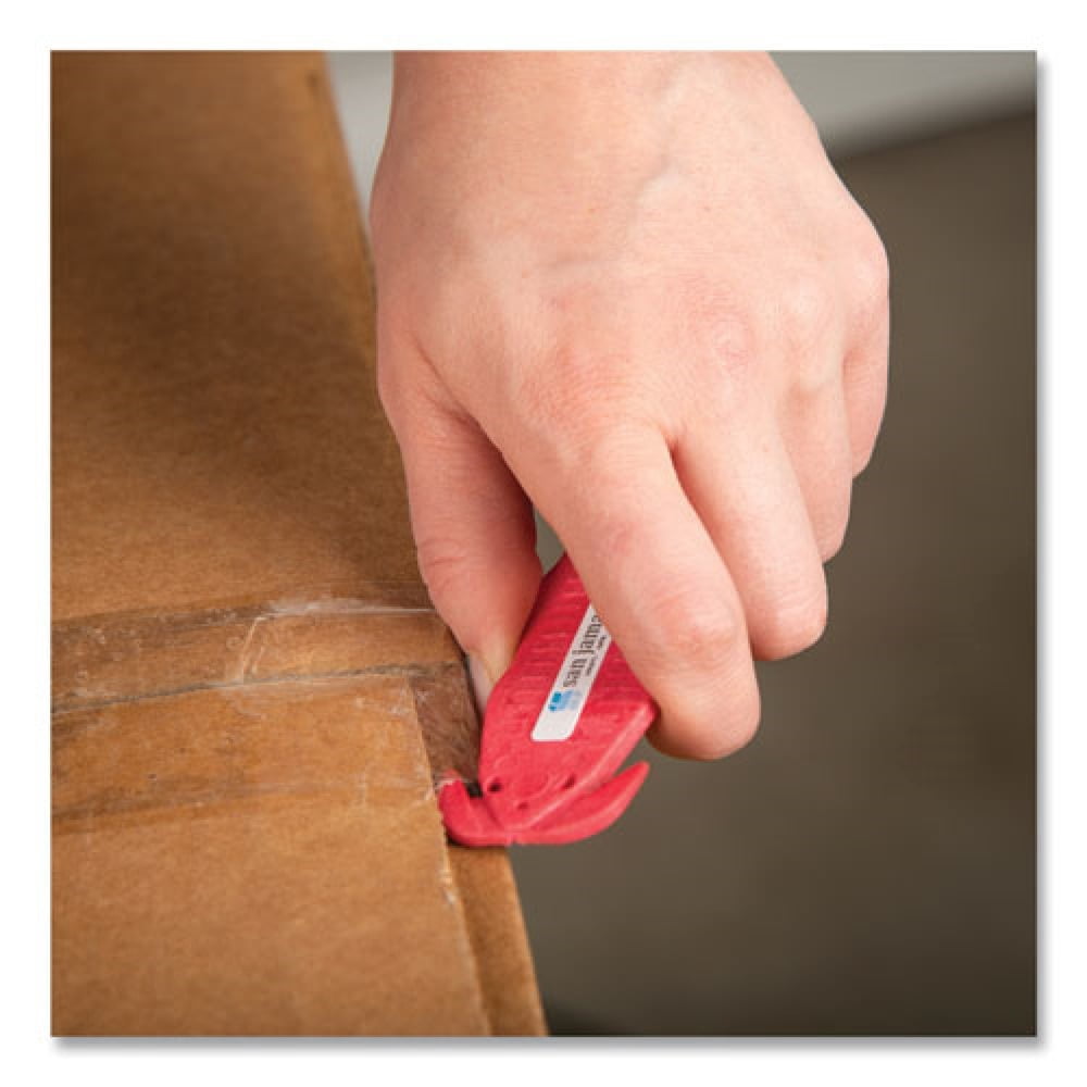 San Jamar, SJMKK403, Disposable Carton Opener, 3 / Pack, Red