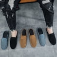thumbnail image 4 of Men's Driving Penny Loafers Suede Moccasins Slip On Casual Dress Boat Shoes, 4 of 9