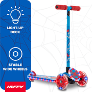 Huffy Marvel Spidey & His Amazing Friends Light-Up Toddler Scooter, Ages 3+, Blue, Boys