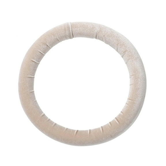 Kmxyo Hair Ring Big Waves Effect Solid Color Reused Easy to Use Round Hairstyling Tool Polyester Heat-free Curling Rod for Women