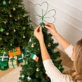 thumbnail image 6 of Lighted Green Clover Tree Topper, Battery Operated with Spiral Base for St. Patrick's Day Home Decor & Holiday Party for Easy Installation (Batteries Not Included), 6 of 9