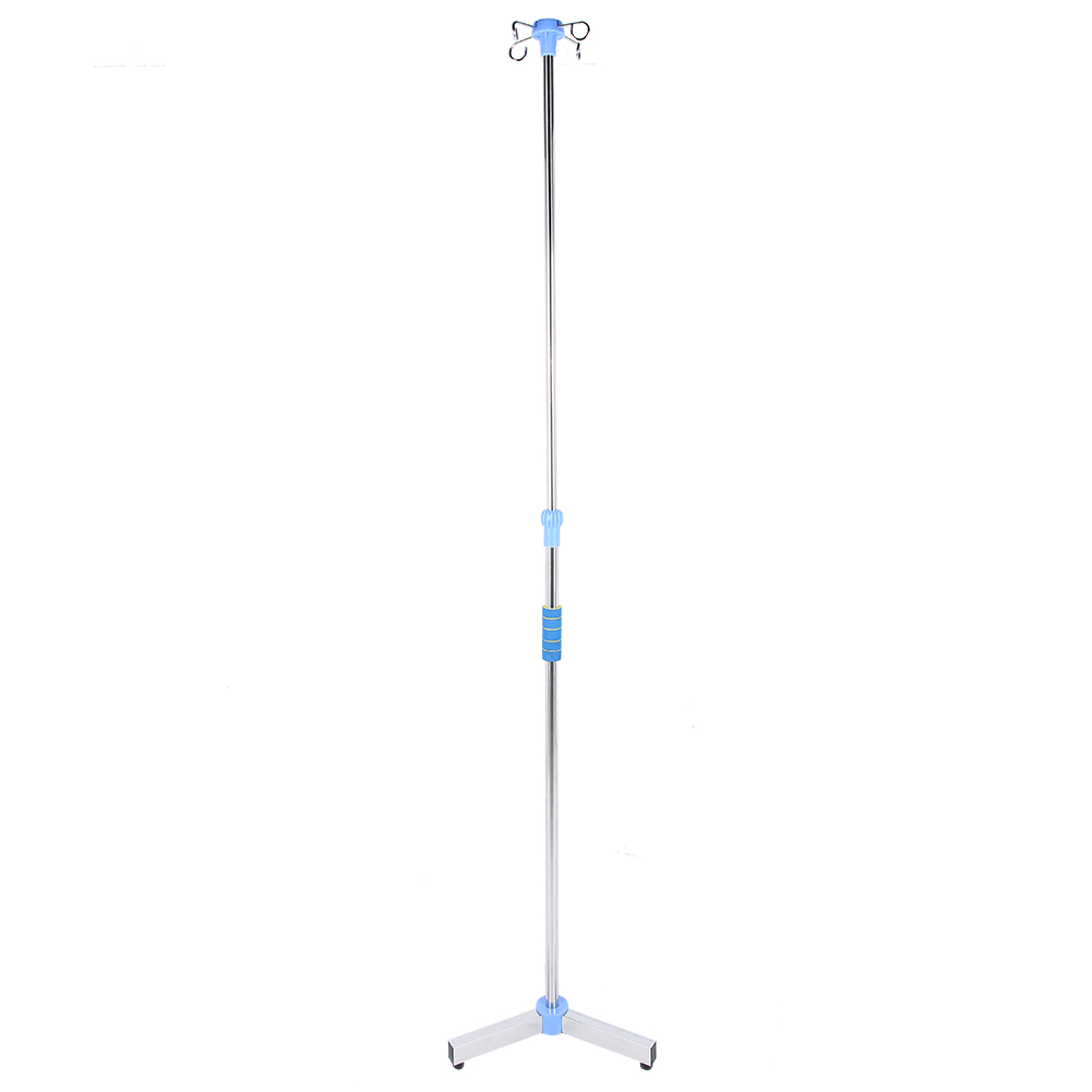 Fugacal IV Pole Stand Adjustable Stainless Steel IV Bag Stand with
