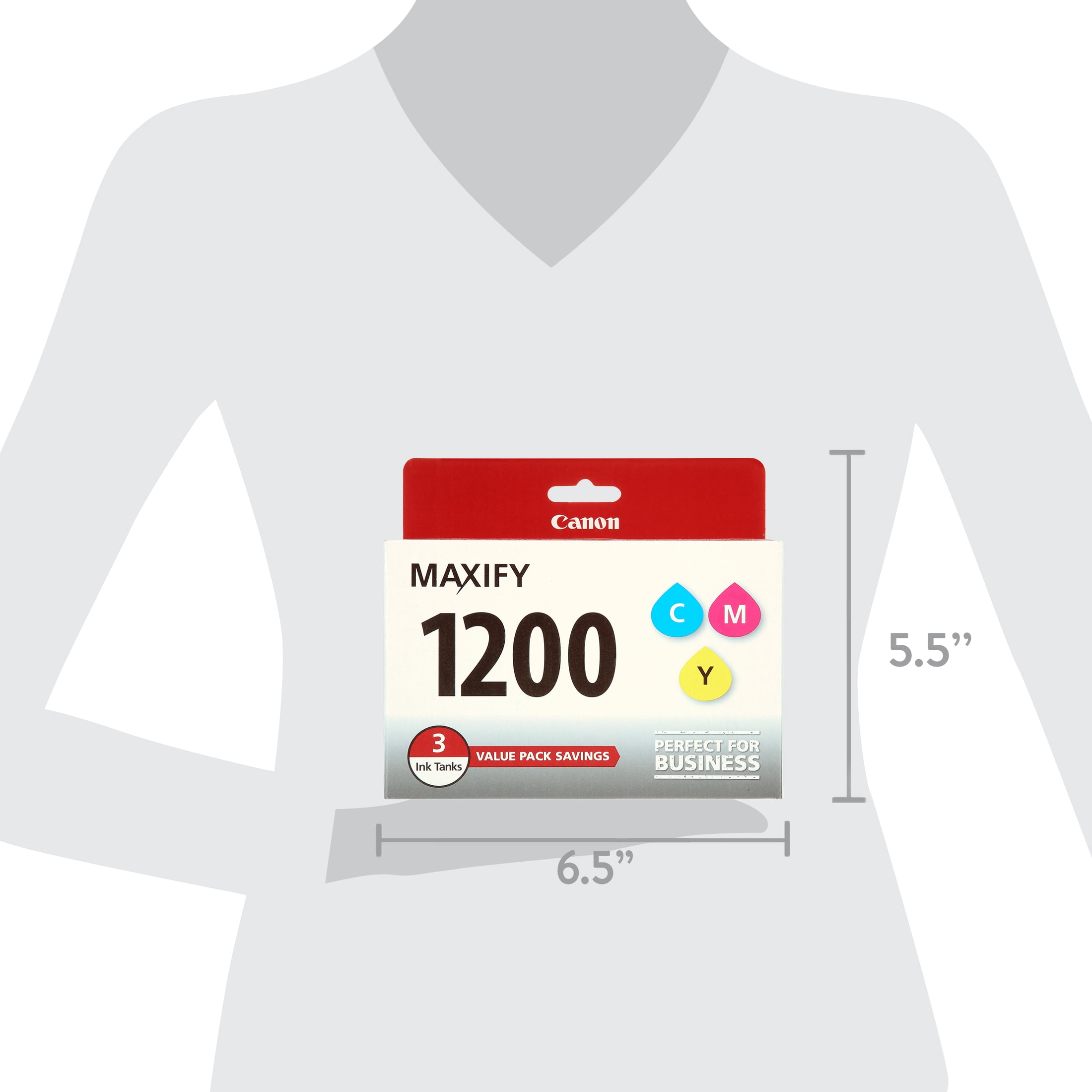 Canon PGI-1200 Color Multipack (C,M,Y) Ink Cartridges
