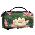 thumbnail image 2 of Herdesigns Lotus Flowers Carry Case Compatible with Nintendo Switch 2, Protective Travel Switch Carrying Case with 20 Game Card Slots for Switch Console & Accessories,Floral, 2 of 8
