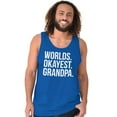thumbnail image 4 of Worlds Okayest Grandpa Funny Tank Top Sleeveless Tee Men Brisco Brands S, 4 of 5